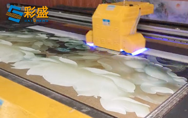 Hongsheng Longrun Density Fiberboard UV Printing Video